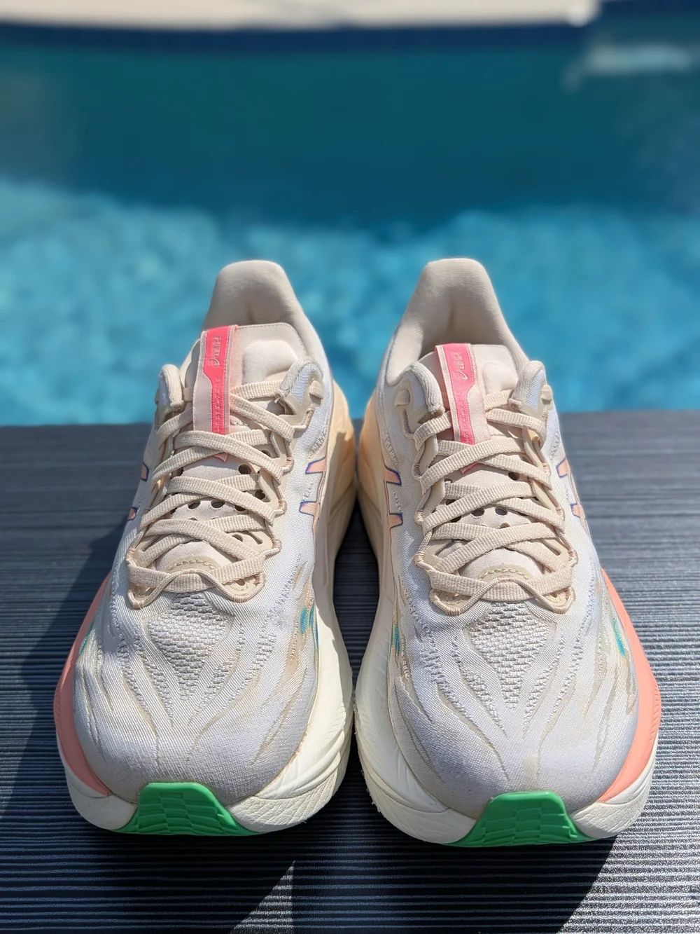 ASICS Superblast 3 Running Shoes Seashell Sun Coral Size US 6.5 (EU 39.5)